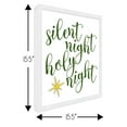 thumbnail image 2 of Silent Night Holy Night 15.5" x 15.5" Framed Christmas Wall Decor Art Print Sign Poster in a, 2 of 8