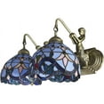 thumbnail image 3 of FETCOI Tiffany Wall Sconce Vintage Wall Lamp 2-Light Wall Light for Bedroom Living Room, 3 of 9