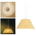 thumbnail image 3 of Rattan Pendant Lighting for Kitchen Bamboo Lampshade Handmade Weave Lighting Boho decoration Hanging Ceiling Light Fixture, 3 of 9
