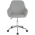thumbnail image 7 of Flash Furniture Cortana Home and Office Mid-Back Chair in Light Gray Fabric, 7 of 7