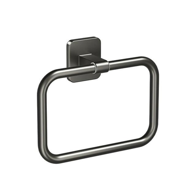Dvumao Organizers and Storage, Squares Towel Storage Rack Towel Ring Hook Ring Towel Rack Minimalists Wall Mounted Round Small Size Hand Towel Hanging Rod Rag Towel Rack, Man Gifts