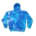 thumbnail image 2 of Adult Tie-Dyed Pullover Hooded Sweatshirt - BLUE MIX - 3XL, 2 of 2