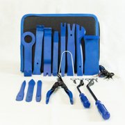Dynamat Trim Panel Removal Tool Kit – Easily Remove Interior & Exterior Trims, Moldings, Door Panels & Dashboards – 31 Piece Set & Zippered Case