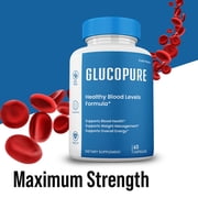 (10 Pack) GlucoPure Capsules Blood Support, GlucoPure Pills, All Natural Supplement GlucoPure Glycogen Capsules