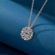 thumbnail image 2 of Four Leaf Clover Necklace For Women Vintage Magnetic Folding Heart Jewelry Gifts 26s, 2 of 4