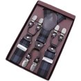 thumbnail image 2 of FNNMNNR Bretelles Élastiques Stylées pour Hommes à Dos en Y - Bretelles de Pantalon Ajustables avec 6 Pinces de Protection en Métal, Sangle Ceinture Durable, Choix de Cadeau Idéal pour Lui Affaires Formel Ou Décontracté Occas, 2 of 7