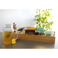 thumbnail image 2 of Juvale Kitchen Drawer Organizer with Removable Dividers - Silverware Organizer - Cabinet Organizer for Utensils and Cutlery - Utility Drawer, Bamboo, 14 x 10 x 2 Inches, 2 of 9