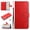 Red, variant on for Google Pixel 9 / 9 Pro Phone Case Wallet, Flip Folio Cover with Credit Card Holders Emboss Mandala Flower PU Leather Purse Wrist Strap Kickstand Protection Case for Women Men - Purple