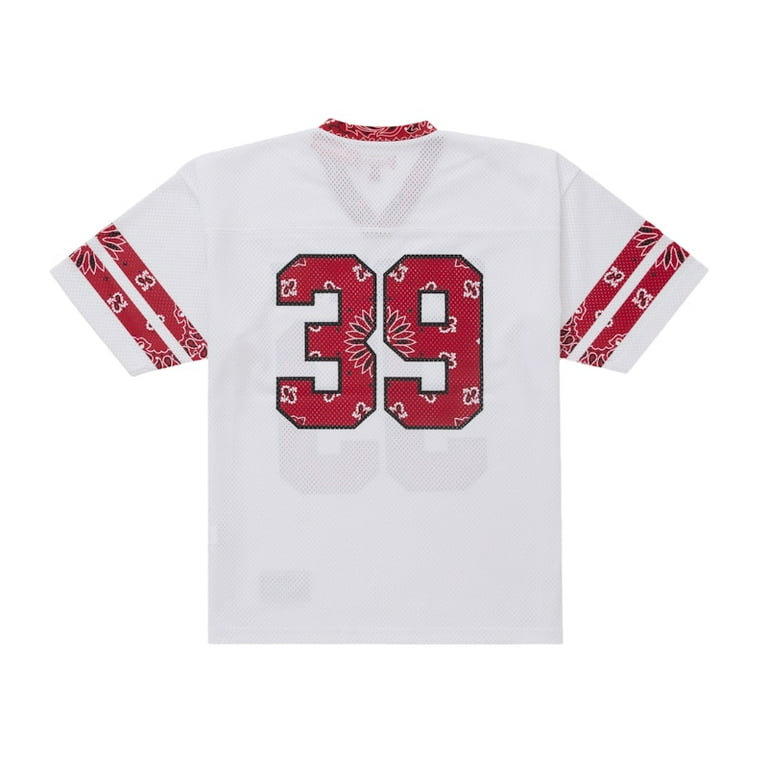 Supreme Men's Bandana Football Jersey White, from StockX - Walmart.com