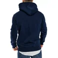 thumbnail image 3 of Suéter Con Capucha Color Puro Casual Moda Delgado Hombre, 3 of 5