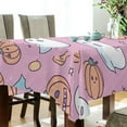 thumbnail image 5 of Yayeee Tablecloths 54" x 54" Rectangle Wrinkle Resistant Party Table Cover, Purple Halloween, 5 of 8