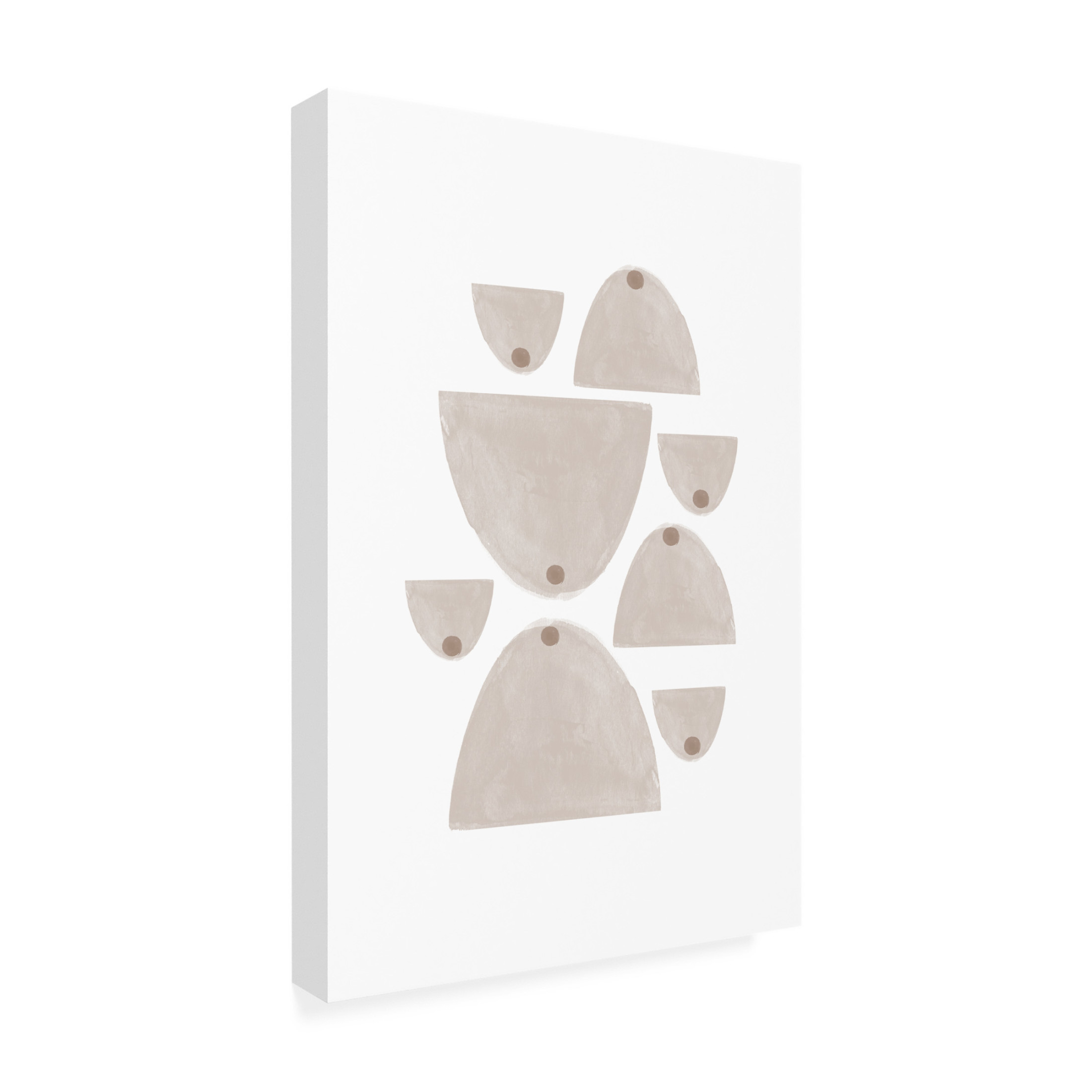 Trademark Fine Art THE MIUUS STUDIO Soft Composition No3 Canvas Wall Art