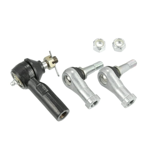 Unique Bargains 3pcs Tie Rod Ends Ball Joint Assembly for EZGO TXT Golf Cart Metal Black
