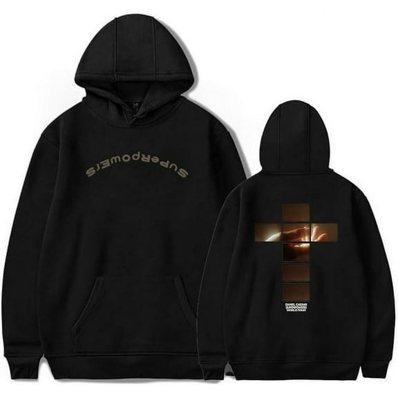 Daniel Caesar Superpowers World Tour Hoodie Casual Sweatshirt Long Sleeve Pullover