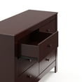 thumbnail image 5 of Graco Noah 6 Drawer Modern Double Dresser, Espresso, 5 of 11