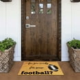 Front Door Game Mat Farmhouse Front Door Decorative Baseball