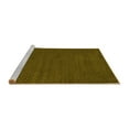thumbnail image 2 of Ahgly Company Machine Washable Indoor Round Oriental Yellow Industrial Area Rugs, 7' Round, 2 of 4