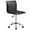 Black, variant on DealNest Adjustable Task Chair PU Leather Low Back Ribbed Armless Swivel Black Desk Chair Office Chair Wheels