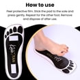 thumbnail image 2 of 120 Pairs(240feets) Spray Tan Feet Pads in Black For Sunless Spray Tanning, 2 of 8
