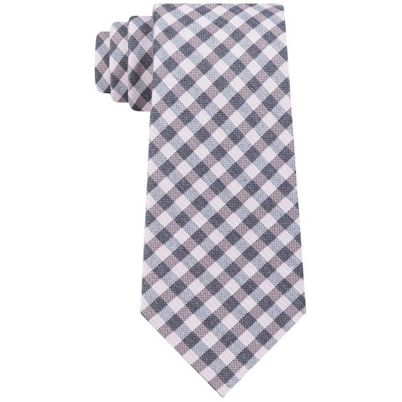 Men's Classic Gingham Plaid Neck Tie Accessory Not Applicable
