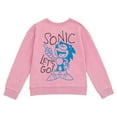 thumbnail image 2 of SEGA Sonic The Hedgehog Fleece Oversized Drop Shoulder Sweatshirt Little Kid to Big Kid, 2 of 5