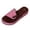 Red, variant on Canvas Platform Slippers for Women Open Toe Slide Sandals Fashion Hollow out Strap Slip on Wide Width Low Wedge Dress Shoes Black Size 9