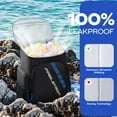 thumbnail image 3 of Maelstrom Backpack Cooler,36 Can Cooler Backpack,Soft Cooler Bag Insulated Leakproof,Lightweight Ice Chest Backpack,Travel Cooler Lunch Backpack for Camping,Hiking,Beach,Gray, 3 of 8