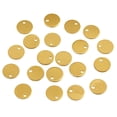 thumbnail image 2 of 100 Piezas de Etiquetas de Estampado Redondas en Blanco, Etiquetas de Identificación de Cobre, Hallazgos de Fabricación de Joyas, Colgantes de Dijes D Sunnimix Etiqueta en blanco etiqueta encantos colgante, 2 of 8