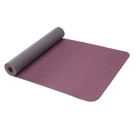 Gaiam Smokey Purple Reversible Yoga Mat Walmart Com