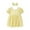 Yellow, variant on snilers Toddler Girls Dress Puff Sleeve Square Neck Summer Dresses A Line Swing Flared Beach Sundress Size 1-5 Yeras
