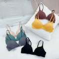 thumbnail image 6 of Bralettes for Women Padded Sports Bra Seamless Comfort Bra Wirefree Yoga Cami Tank Tops Bras for Womens, 6 of 7