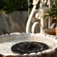thumbnail image 4 of 3 En 1 Fuente De Baño De Pájaro Con Energía Solar Patio Flotante Patio Patio Tanque De Pescado Sunnimix Fuente al aire libre, 4 of 8