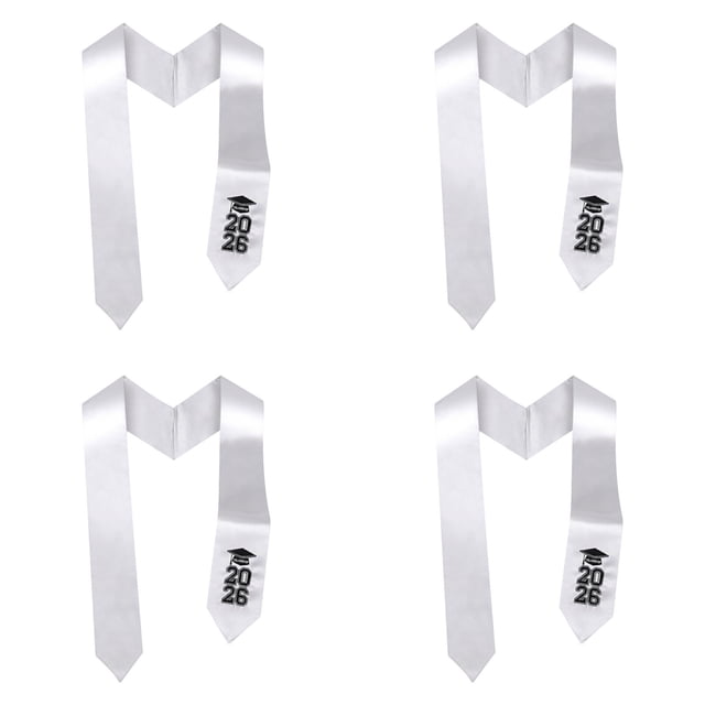 YWIYIUD 4PCS Length 60.23inch Practical and Durable Graduation Sash for Friends Daughter Son Celebrate Graduation Gifts Portable 2026 Graduation Sash for Class Photo