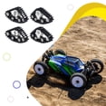 thumbnail image 2 of fastboy 4pieces Snow Tires Sets Simulate Carload Tracks Wheel Sandmobile Conversion 4Pcs For 1/18 RC Crawler Car T RX-4M Silver XZ-001S, 2 of 6