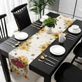 thumbnail image 3 of Spring Yellow Sunflowers Table Runner 72 Inches Long, Farmhouse Car Bees Country Kitchen Coffee Dining Table Decoration for Home Party Birthday Wedding Home Decor 18x72 Inches, 3 of 8