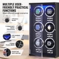 thumbnail image 5 of VEVOR Watch Winder, Watch Winder for 6 Men's and Women's Automatic Watches, with 6 Super Quiet Japanese Mabuchi Motors, Blue LED Light and Adapter, High-Density Board Shell and Black PU, 5 of 9