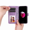 thumbnail image 3 of Funda tipo cartera GANGXUN para iPhone SE 2020 , diseño girasol, cuero PU, soporte, cierre magnético, tarjetero, 3 of 5