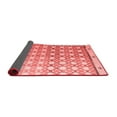 thumbnail image 2 of Ahgly Company Indoor Square Abstract Red Modern Area Rugs, 3' Square, 2 of 4