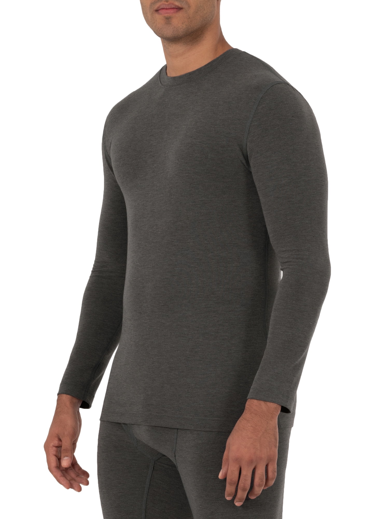 men's French Terry Thermal Top - Dri-Power 360 Moisture