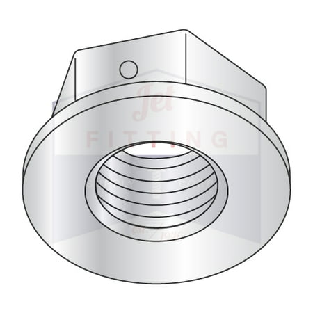 

1/2-13 Hex Center Lock Flange (No Serrations) | Grade F Lock Nuts | Coarse & Fine Thread | Steel | Zinc Plated (Quantity: 750)