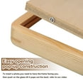 thumbnail image 4 of 6 x 8 Natural Wood Photo Frames, Wood Finish Picture Frame, Light Brown, 4 of 7