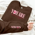 thumbnail image 3 of Women's Sweatshirts 2025 You Are Enough Sweatshirt Mental Health Sweatshirts Casual Pullover Tops Sweatshirt for Women, 3 of 5