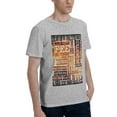thumbnail image 2 of Bingfone Hand Drawn Vintage Coffee Men'S Loose Fit Short-Sleeve Pocket T-Shirt, 2 of 7