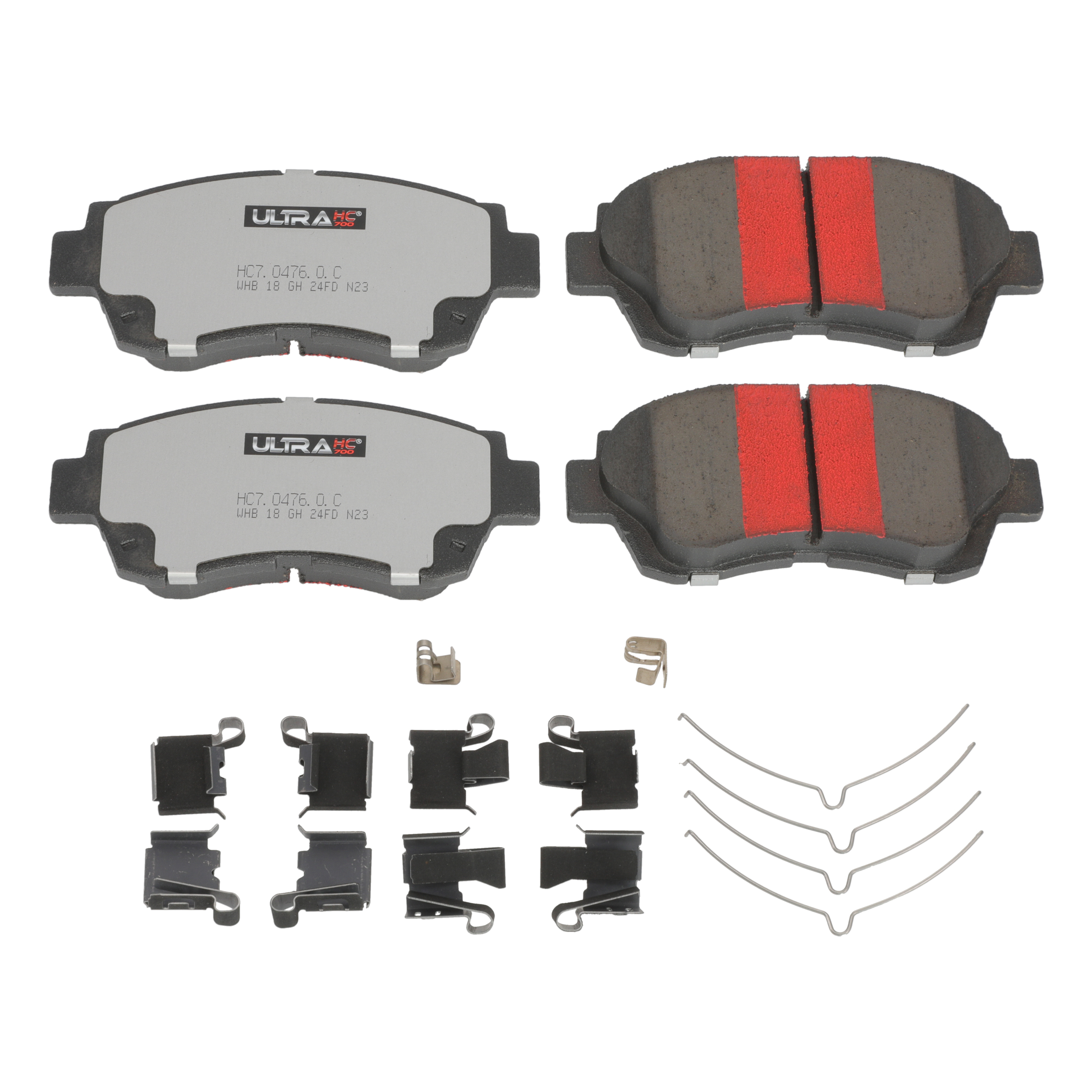 UltraHC 700 Brake Pad Set, Front HC7.0476.0.C, Toyota Camry 1995-1991