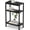 Black2, variant on Narrow Side Table for Small Space, 3 Tier Slim End Table, Thin Nightstand, Skinny Snack Couch Table, Sofa Bedside Table in Living Room, Bedroom, Study, Kitchen and Balcony (Black)