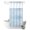 Sky Blue, Baby Blue, Powder Blue, Arctic, variant on No Hook Shower Curtain, Mustard Yellow Shower Curtains for Bathroom with See Through Top Window, Vintage Solid Color Modern Minimalist Waterproof & Washable Bath Curtain Narrow 54"x78"