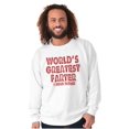 thumbnail image 4 of Worlds Greatest Farter I Mean Father Men's Big & Tall Crewneck Sweatshirt Brisco Brands 3X, 4 of 5