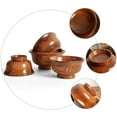 thumbnail image 6 of GETAJGHSD Wood Serving Bowl Wooden Bowl Assorted Color 1Pack 5.9x5.9x3In, 6 of 8