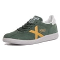 thumbnail image 6 of Munich Barru 91 Men's Lace Up Retro Trainers With Yellow Cross Design In Green Size 12, 6 of 6