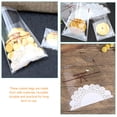 thumbnail image 2 of 500 Pcs Sacs de Scellage Alimentaire Auto-Adhésifs Sacs à Collation Bonbons Transparents, 2 of 6